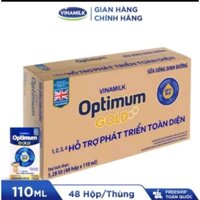 Sữa bột pha sẵn Vinamilk Optimum Gold - Thùng 48 hộp 110ml