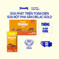 Sữa bột pha sẵn Vinamilk Dielac Gold - Thùng 48 hộp 110ml