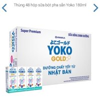 Sữa bột pha sẵn YOKO 180ml (48 hộp).
