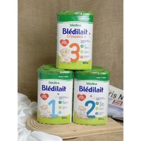 Sữa Bột Pháp Bledina Ble'dilait sữa mát, tăng cân, DHA hộp 900g