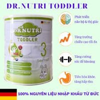 Sữa bột phát triển chiều cao và trí não Dr Nutri Toddled 900gr nguyên liệu Đức