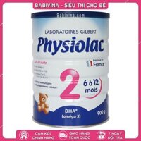 Sữa Bột Physiolac 2 900g Pháp Cho Trẻ Từ 6-12 Tháng Tuổi