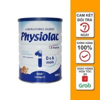 Sữa bột Physiolac Pháp Vị Vani số 1, 2, 3 900g Date 2023 Mẫu Mới