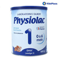 Sữa bột Physiolac số 1 400g New cho bé từ 0-6 tháng