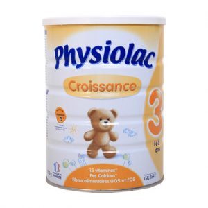 Sữa bột Physiolac số 3 - hộp 400g (dành cho trẻ từ 1 - 3 tuổi)