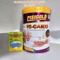 SỮA BỘT PISIGOLD Hi-CANXI 900g – DINH DƯỠNG ÍT BÉO, BỔ SUNG CANXI CHẮC KHỎE XƯƠNG