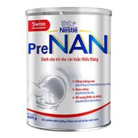 Sữa bột Pre Nan cho trẻ sinh thiếu tháng, nhẹ cân