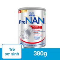 Sữa bột PreNAN 380g (trẻ sơ sinh) dành cho trẻ nhẹ cân, thiếu tháng