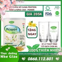 Sữa bột protein thực vật Power Soyna 400g - Phù hợp người ăn số 7,8 theo PP thực dưỡng