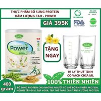Sữa bột protein thực vật Power Soyna 400g - Phù hợp người ăn số 7,8 theo PP thực dưỡng