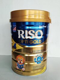 Sữa bột Riso Opti Gold số 4 900g Dinh Dưỡng Đặc Chế Giúp Tiêu Hóa Khỏe Mạnh