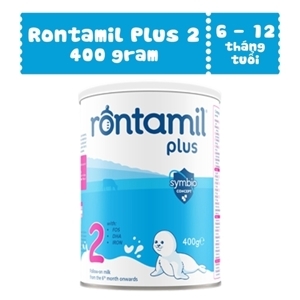 Sữa bột Rontamil Plus 2 - 400g (dành cho trẻ từ 6-12 tháng)