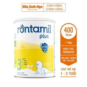 Sữa bột Rontamil Plus 3 - 400g (dành cho trẻ từ 12-36 tháng)