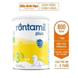 Sữa bột Rontamil Plus 3 - 800g (dành cho trẻ từ 12-36 tháng)