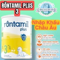 Sữa Bột Rontamil Plus Số 3 800Gr - Nhập Khẩu Nguyên Lon Từ Pháp, Bổ Sung Và Hỗ Trợ Trẻ 12-36 Tháng Tuổi Thiếu Sữa Mẹ