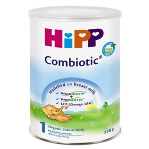 Sữa bột Hipp 1 Combiotic Organic - hộp 350g (dành cho trẻ từ 0 - 6 tháng)