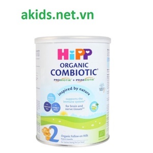 Sữa bột Hipp 2 Combiotic Organic - hộp 350g (dành cho trẻ từ 6 - 12 tháng)