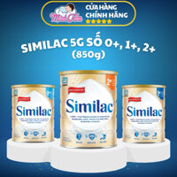 Sữa bột Similac 5G số 0+, 1+, 2+ (850g) - Phát triển toàn diện