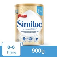 Sữa bột Similac 5G số 1 900g (0 - 6 tháng)