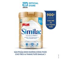 Sữa bột Similac 900g/lon Dinh Dưỡng 5G Mới
