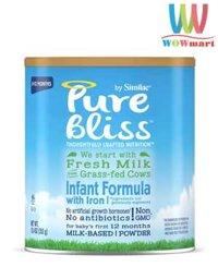 Sữa bột Similac cho trẻ từ 0-12 tháng tuổi Pure Bliss Non–GMO Infant Formula 352g