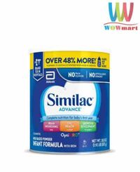Sữa bột Similac cho trẻ từ 0-12 tháng tuổi Similac Advance OptiGro 873g