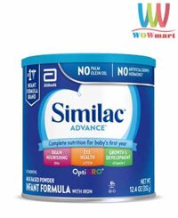 Sữa bột Similac cho trẻ từ 0-12 tháng tuổi Similac Advance OptiGRO 352g