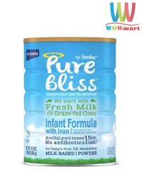 Sữa bột Similac cho trẻ từ 0-12 tháng tuổi Pure Bliss Non–GMO Infant Formula 900g