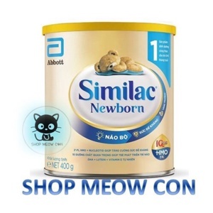 Sữa bột Abbott Similac Newborn IQ 1 - hộp 400g (dành cho trẻ từ 0 - 6 tháng)