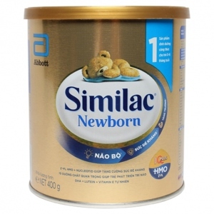 Sữa bột Abbott Similac Newborn IQ 1 - hộp 400g (dành cho trẻ từ 0 - 6 tháng)