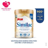 Sữa bột Similac IQ HMO Gold 3 900g (1-2 tuổi)