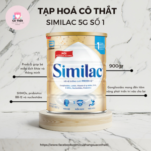 Sữa bột Abbott Similac IQ số 1 - hộp 900g (dành cho trẻ từ 0-6 tháng tuổi)