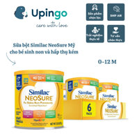 Sữa Bột Similac Neosure Mỹ Cho Bé Sinh Non/ Hấp Thụ Kém Từ 0-12M Hộp 371g