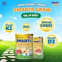 Sữa Bột SMARTA GROW Nutricare Bé Tăng Chiều Cao Phát Triển Trí Não Tăng Cân Tăng Sức Đề Kháng Cho Bé Từ 1-10 Tuổi 850G