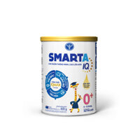 SỮA BỘT SMARTA IQ 0+(dinh dưỡng hỗ trợ phát triển trí não,tiêu hóa, thị giác dành cho trẻ từ 0-12 tháng tuổi)