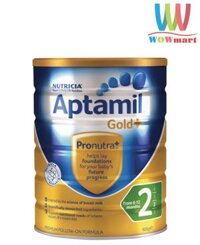 Sữa bột số 2 cho bé 6 – 12 tháng Aptamil Gold+Step 2 Follow-On Formula 900g