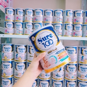 Sữa Bột Sure 100 Kids Gold 900gr