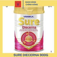 Sữa bột Sure Diecerna 900g Vinamilk sưa dành cho bệnh nhân tiểu đường