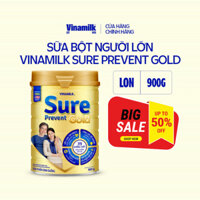 Sữa bột Sure Prevent 900g - Sữa pha sẵn cho người lớn tuổi Vinamilk bổ sung dinh dưỡng và tăng cường sức khỏe