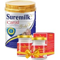 Sữa bột Suremilk Canxi Gold 800g - Tặng ngay 2 lọ yến Tranest  -LOHAMART