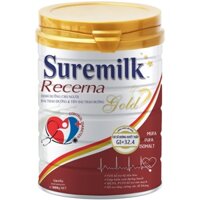 Sữa bột Suremilk Recerna Gold 800g: Dinh dưỡng cho người đái tháo đường và tiền đái tháo đường