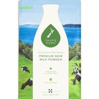 Sữa Bột Tách Béo Taupo Pure Premium Skim Milk Podwer 1kg Cho Người Ăn Kiêng, Béo Phì