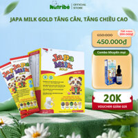Sữa Bột Tăng Cân Cho Bé Japa Milk Gold 20 Gói Sữa Hạt Sữa Mát Ngừa Táo Bón Chính Hãng Japa Kids xuất xứ Nhật Bản