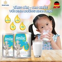 Sữa bột tăng cân cho trẻ từ 3 - 36 tháng Amilac Pedia 2 bổ sung sữa non tăng đề kháng, phát trển chiều cao, trí não