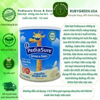 Sữa bột tăng cân, tăng chiều cao Pediasure Grow & Gain Mỹ 400g cho trẻ 2-10 tuổi