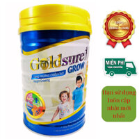 Sữa bột tăng chiều cao Goldsure Grow (lon thiếc 900gr, date mới, hàng chính hãng, 3-15 tuổi).