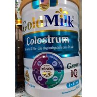 Sữa bột tăng trưởng chiều cao cho trẻ từ 1-17 tuổi Goldmilk Grow IQ 900Gr