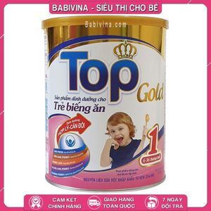 Sữa bột Top Gold 1 900g cho trẻ biếng ăn 6-36 tháng