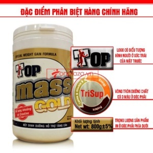 Sữa bột Top Mass Gold Vani - 800g
