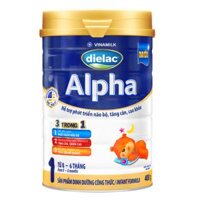 Sữa bột trẻ em Dielac Alpha 1 (0-6 tháng) - Lon 400g
